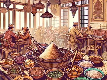 Makan Siang di Warung Nasi Pecel Madiun yang Kaya Rasa
