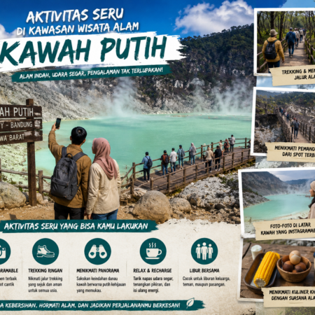 Aktivitas Seru di Kawasan Wisata Alam Kawah Putih